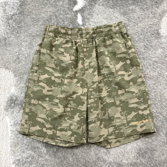 Kids Camo Carhartt Pull On Shorts - Picture 12 of 12